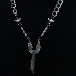 Angel Wings and Hearts Necklace